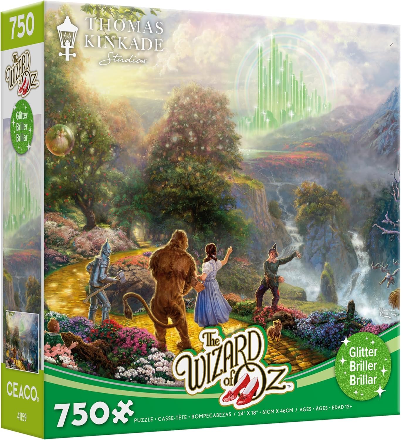K☺︎☺︎ Amazon.com: Ceaco - Thomas Kinkade - The Wizard of Oz - Dorothy